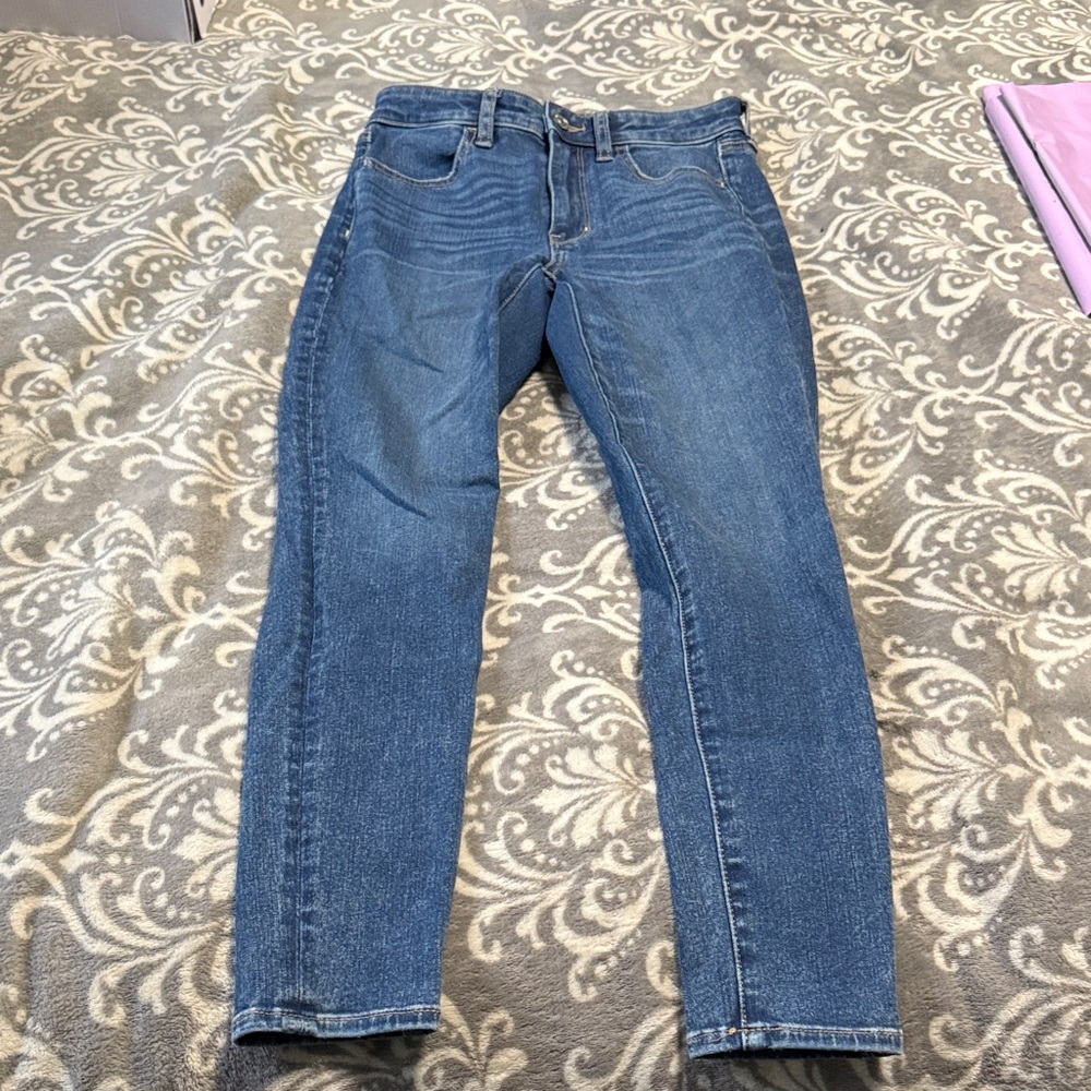 American Eagle Outfitters Women's Skinny Jeans in Blue